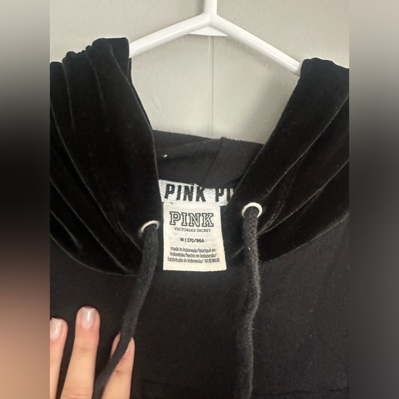Victorias Secret Pink cropped hoodie sweater - Picture 3 of 3
